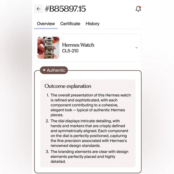 Hermes Clipper Diver (CL5-210) Women’s Watch EUC with COA - Picture 4 of 16